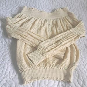 ZARA LACE OFF SHOULDER BLOUSE